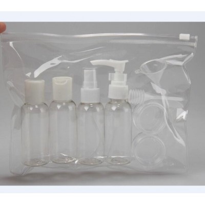 30ml 1oz PET plastic travel bottle kit for shampoo