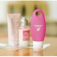 empty food grade Silicone travel squeeze bottle for shampoo