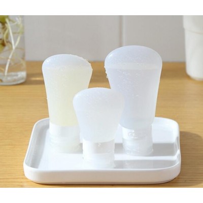 empty easy 60ml 2ml Silicone travel squeeze bottle for shampoo